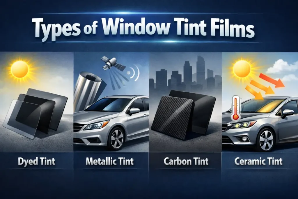 Types of Window Tint Films