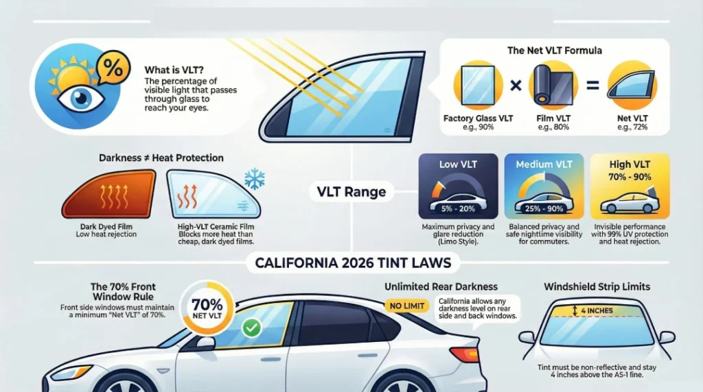 California law prohibits tinting