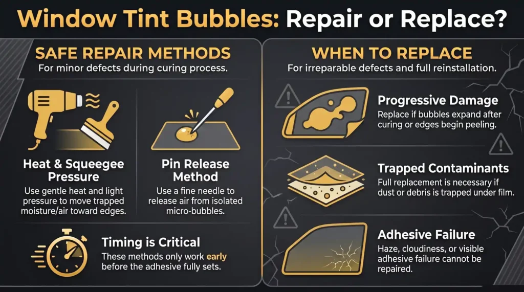 Window Tint Bubble