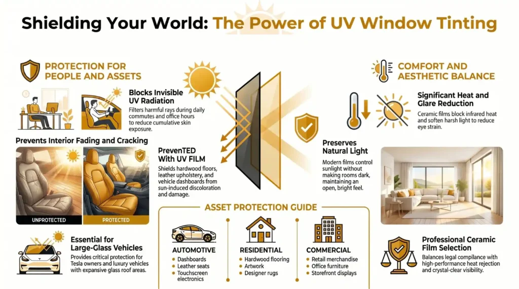 Benefits of UV Window Tinting