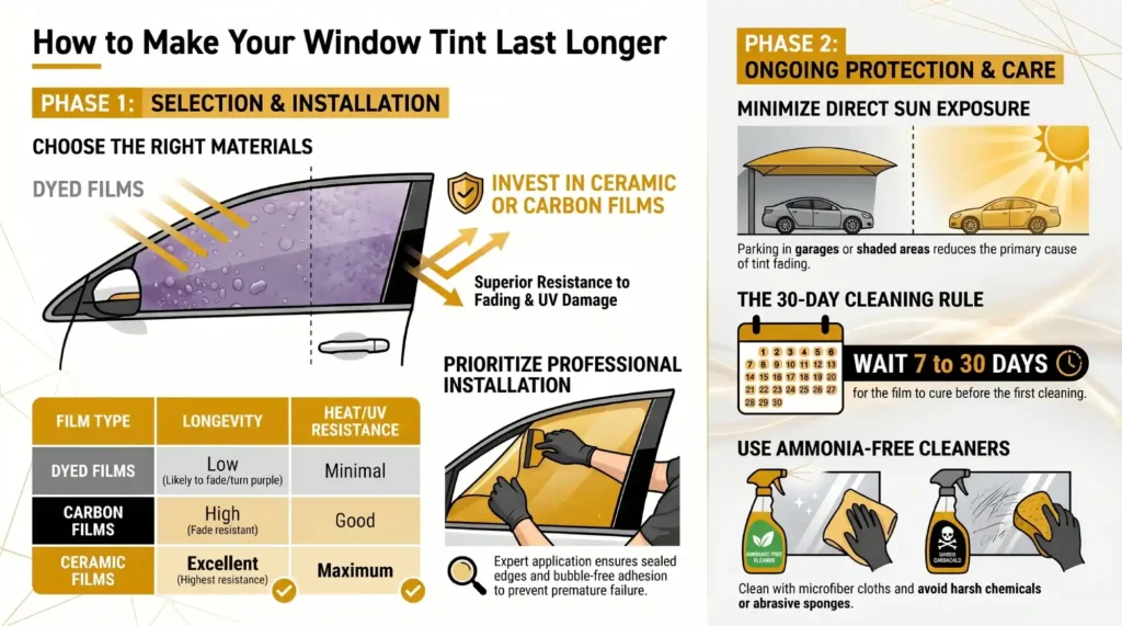 Window Tint Longevity